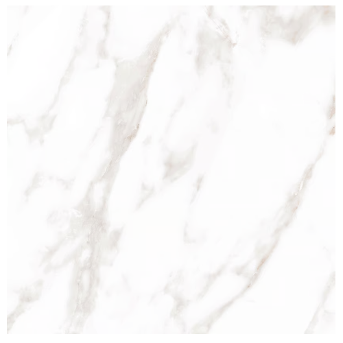 Piso Acetinado Marmo Bianco de 75 x 75cm Incopisos